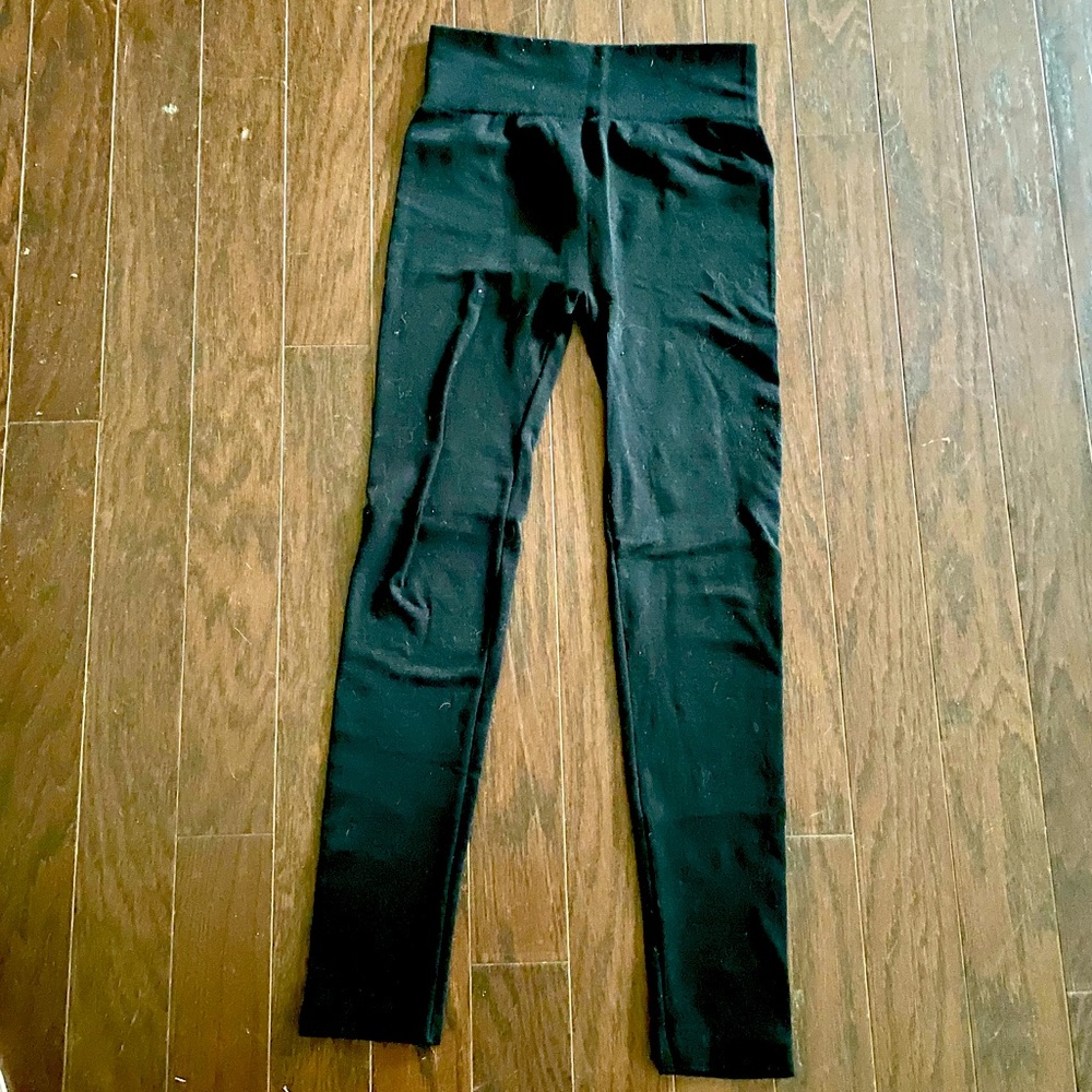 Black warm leggings